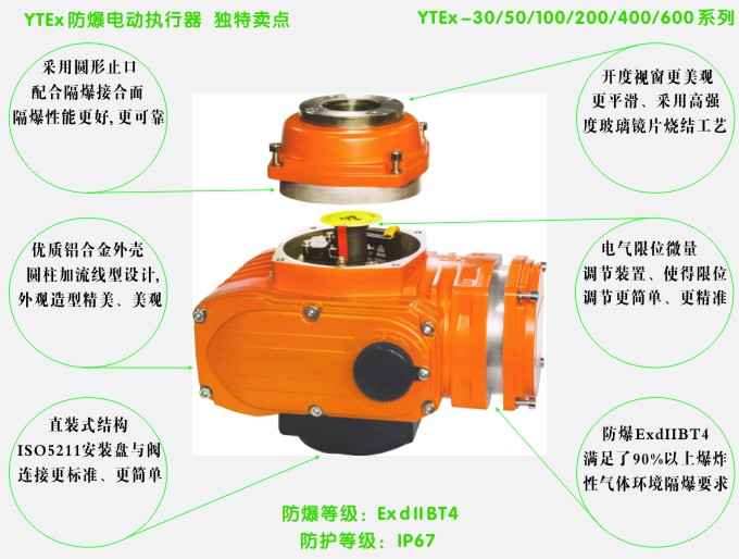 松野防爆電動執(zhí)行器獨(dú)特的特點(diǎn)