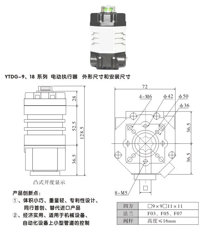 電動(dòng)執(zhí)行器,電動(dòng)頭,YTDG-RS18電動(dòng)執(zhí)行機(jī)構(gòu)結(jié)構(gòu)圖