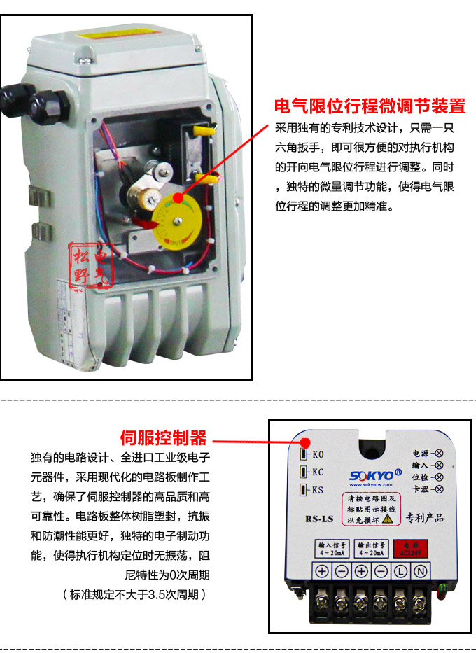 電動執(zhí)行器,電動頭,YTDG-RS100電動執(zhí)行機構(gòu)細(xì)節(jié)圖3