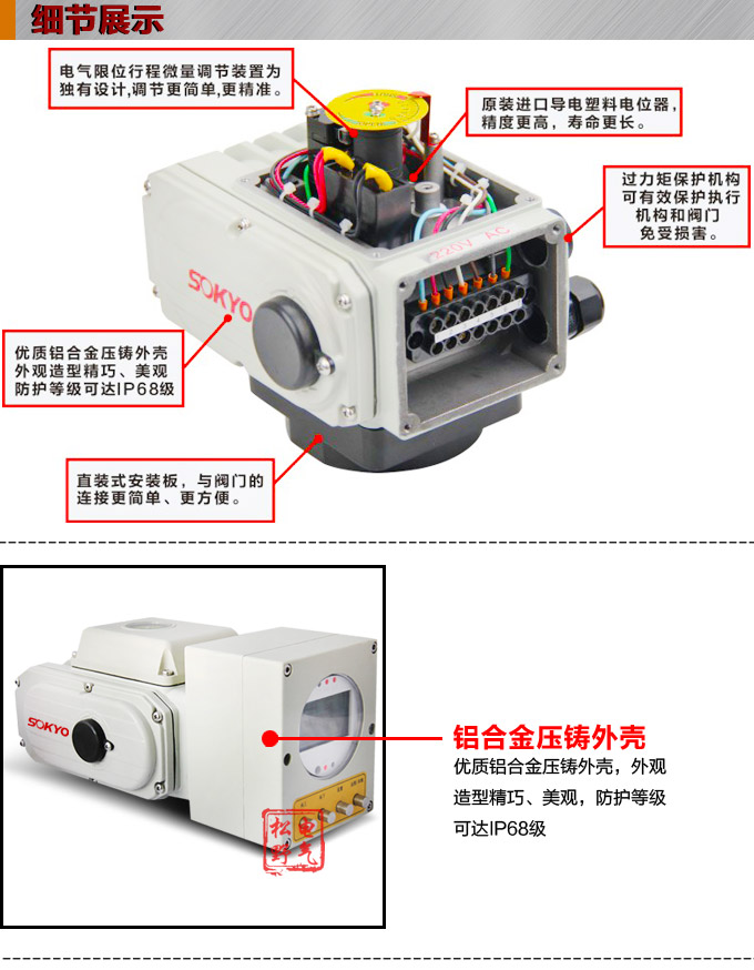 智能電動(dòng)執(zhí)行器,YTDZ-RS2500智能電動(dòng)執(zhí)行機(jī)構(gòu)細(xì)節(jié)圖1