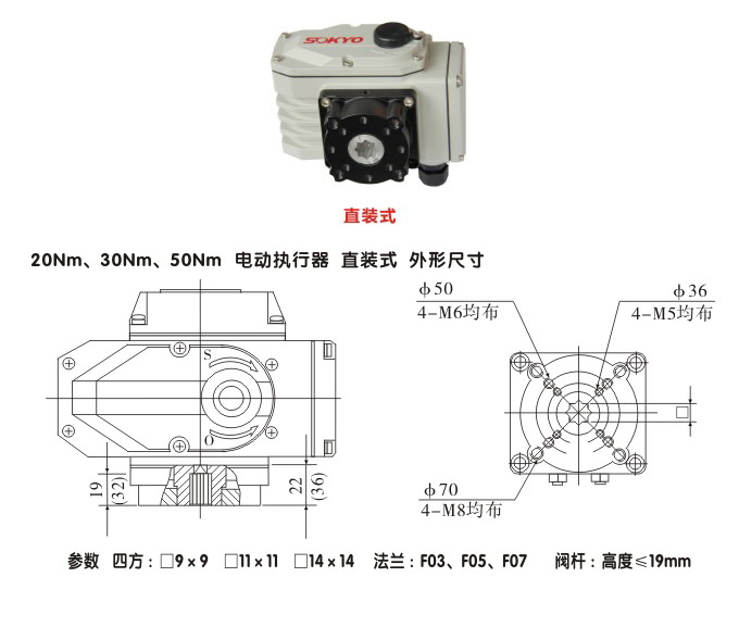 智能電動(dòng)執(zhí)行器,YTDZ-RS50智能電動(dòng)執(zhí)行機(jī)構(gòu)結(jié)構(gòu)圖,直裝式