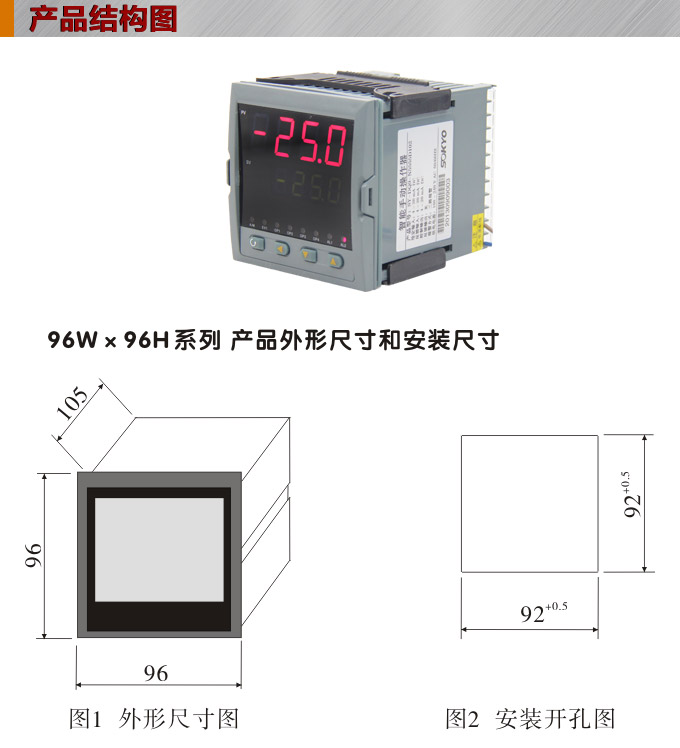 智能手動操作器,DQ9電動操作器,手操器結(jié)構(gòu)圖