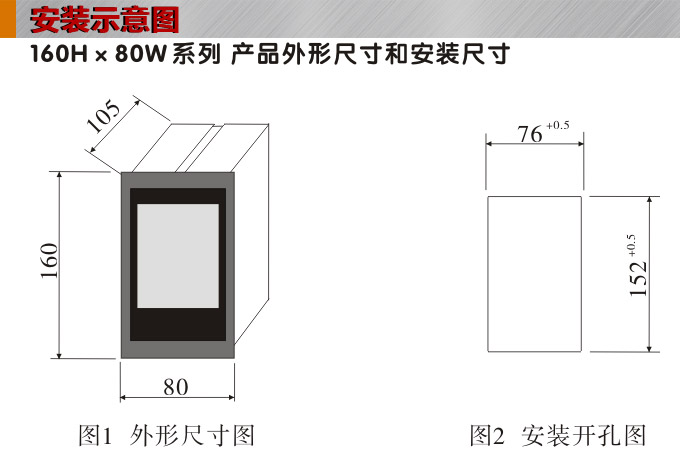 電動操作器,DQ20智能手動操作器,手操器安裝示意圖