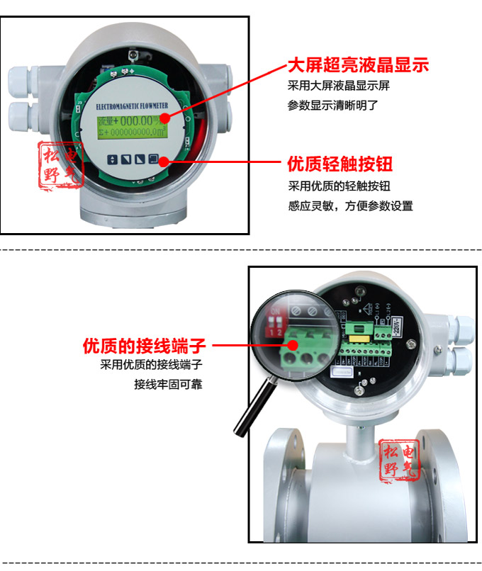 衛(wèi)生型電磁流量計,YTFD不銹鋼電磁流量計細節(jié)圖2