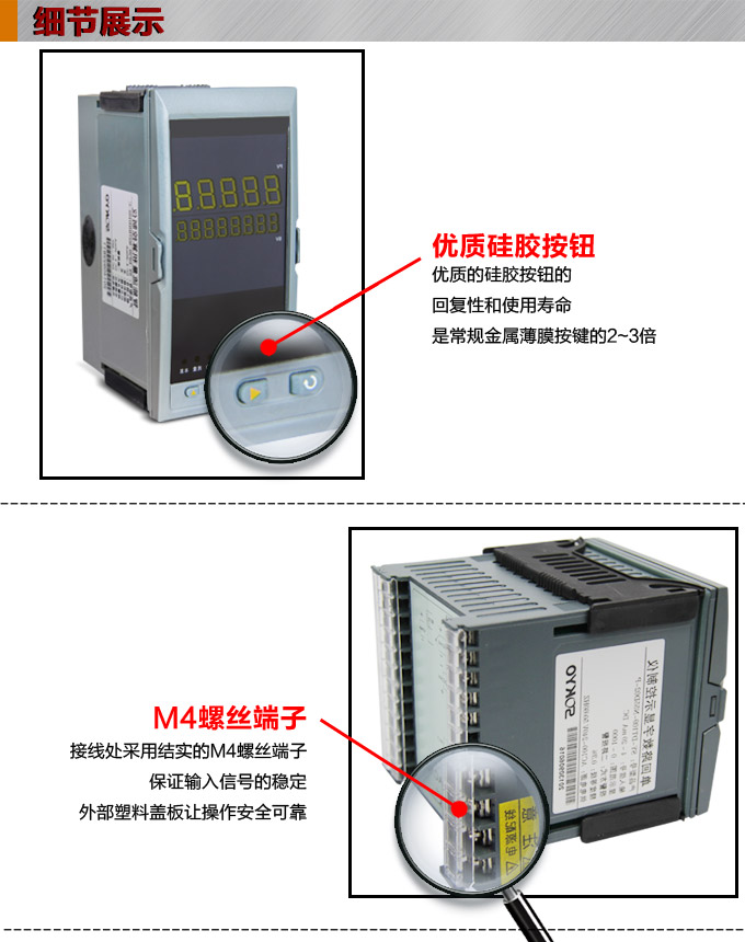 流量積算儀,DF20流量顯示表,流量積算控制儀細(xì)節(jié)圖1