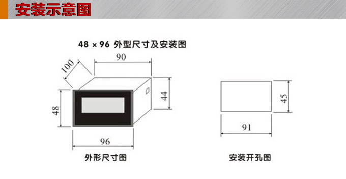 數(shù)字電流表,DK3交流電流表,電流表安裝示意圖