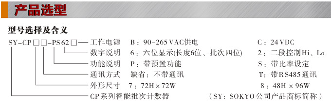 電子計(jì)數(shù)器,CP智能批次計(jì)數(shù)器產(chǎn)品選型