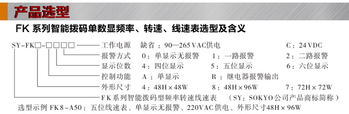 轉(zhuǎn)速表,FK頻率表,線速度表產(chǎn)品選型