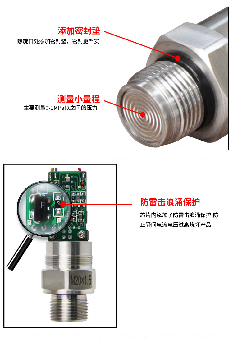 壓力傳感器,PG1300P數顯壓力變送器細節(jié)圖3